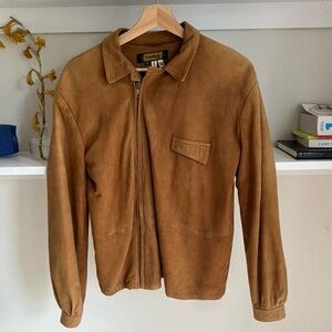 Eddie Bauer Brown Suede Jacket